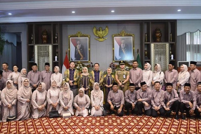 Pj Gubernur Sumsel Halal Bihalal Bersama Para Bupati/Walikota