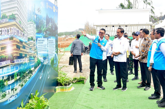 Presiden Jokowi Groundbreaking PLN Hub untuk IKN