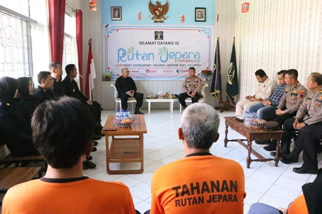 Polres Jepara Kunjungi Rutan Kelas II B Jepara