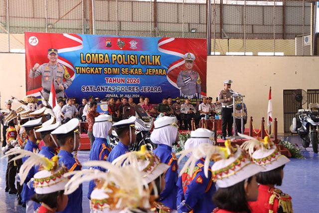 Polres Jepara Gelar Lomba Polisi Cilik Pocil