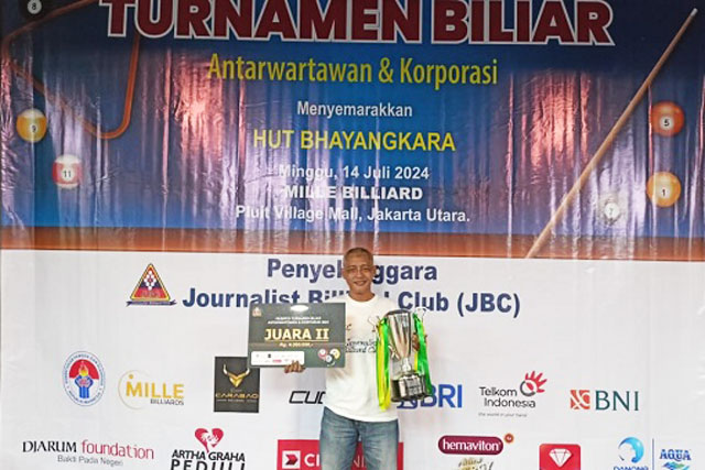 Tim Biliard PWI DKI Jakarta Targetkan Emas di Porwanas 2024
