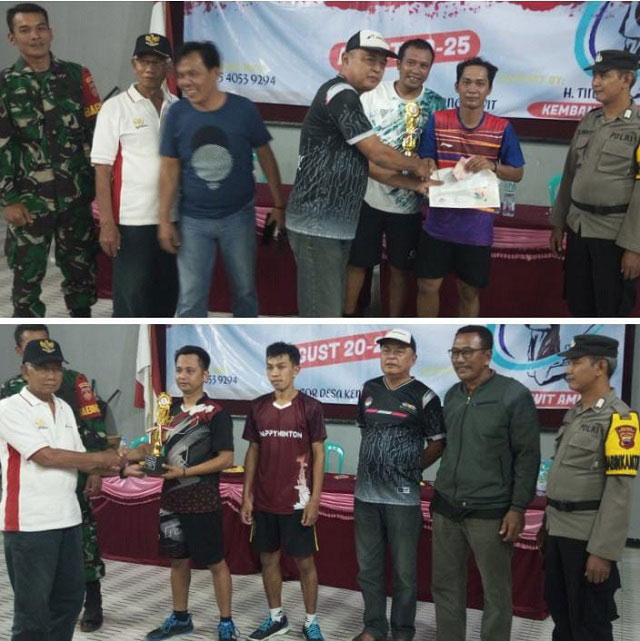 Karang Taruna Kembangsawit Gelar Turnamen Badminton Antardesa