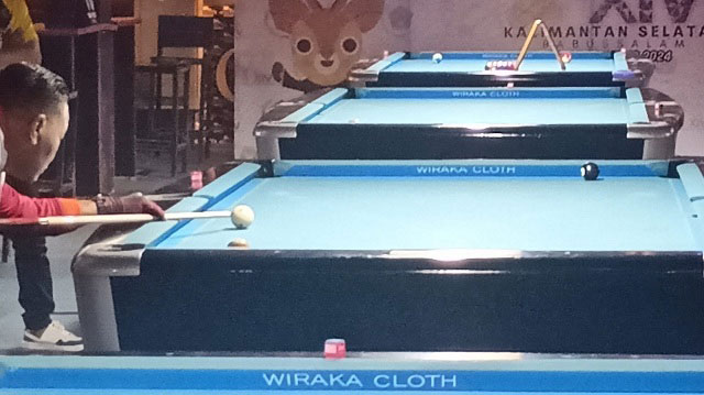 Dramatis, SIWO PWI DKI Jakarta Biliar Bola 9 Individu Kalah Tipis