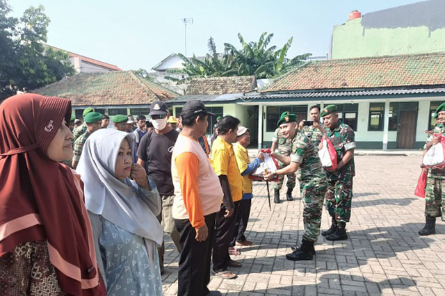 Kodim 0719 Jepara Mengadakan Pengobatan Massal dan Makan Gratis