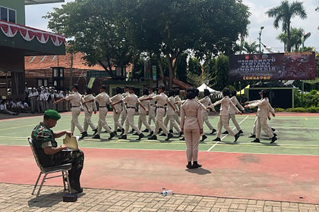 Kodim 0719 Jepara Gelar Lomba PBB Tingkat SLTA /SMA