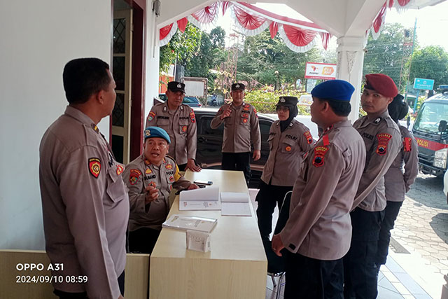 Subsatgas Propam OMP Polres Jepara Cek Kehadiran Personel