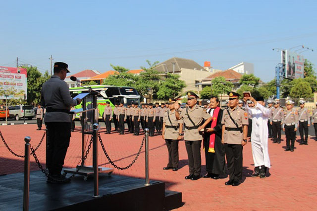 Polres Jepara Gelar Upacara Sertijab dan Rotasi Jabatan