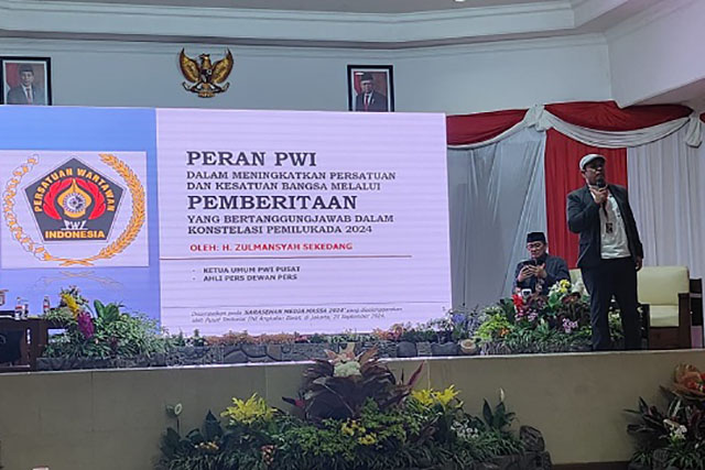 Ketua PWI Pusat Zulmansyah Sekedang: Menjaga Kebhinekaan Penting Dilakukan Media Massa Jelang Pilkada 2024
