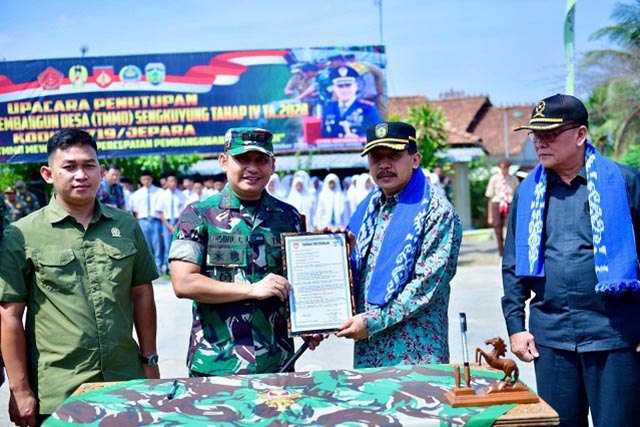 TMMD Sengkuyung Tahap IV Resmi Ditutup, Ini Kata Dandim 0719 Jepara