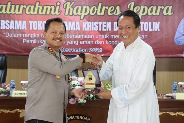 Polres Jepara Silaturahmi Dengan Tokoh Agama Demi Pilkada Damai