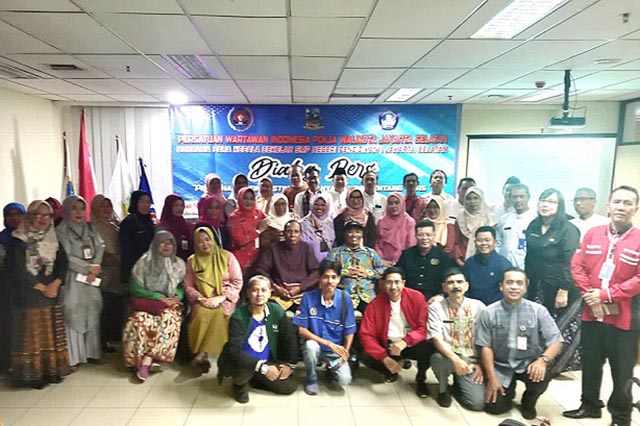 Pokja PWI Jaksel Adakan Mou dan Dialog Pers Dengan Sudin Pendidikan I