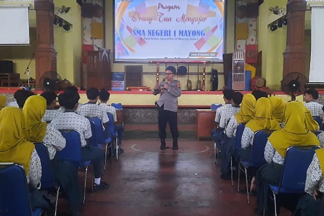 Polres Jepara Kunjungi SMAN 1 Mayong, Edukasi Soal Kenakalan Remaja