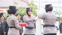 Polwan Polres Jepara Jadi Petugas Upacara di Hari Ibu ke 96