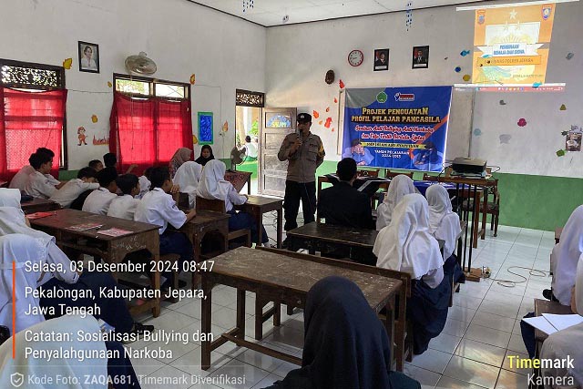 Polres Jepara Gencarkan Sosialisasi Bahaya Bullying