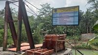 Proyek Jembatan Gantung Ungaran Terkendala Cuaca, Pemdes Minta Masyarakat Sabar