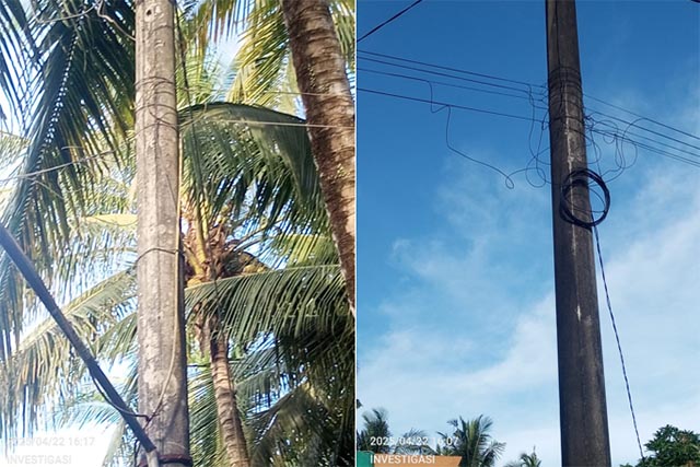 Kabel Jaringan Internet Desa Ngabean Semrawut, Warga Minta Dibongkar