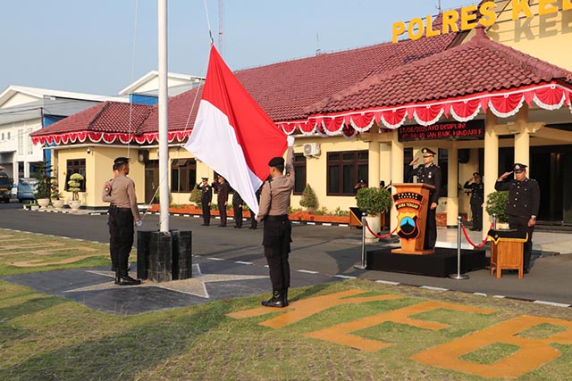 Polres Kebumen Gelar Upacara HUT Kemerdekaan RI ke-80