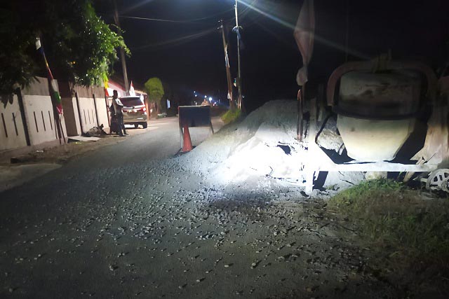 Kecelakaan Tunggal di Kebumen Diduga Karena Material Proyek