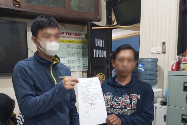 Polres Kebumen Fasilitasi RJ Tukang Tambal Ban Dengan Oknum P3K PUPR